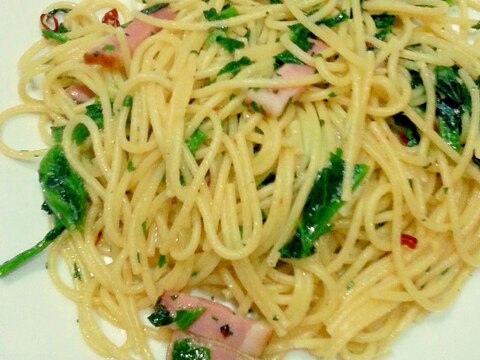 簡単で手軽なランチ★ほうれん草とベーコンのパスタ